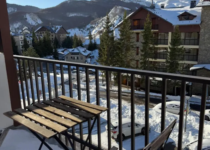 Estudio Con Increibles Vistas A La Montana En El Centro De - Esquia Sin Llaves Formigal