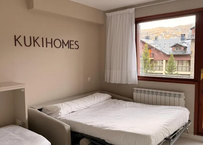 Lägenhet Estudio Con Increibles Vistas A La Montana En El Centro De - Esquia Sin Llaves